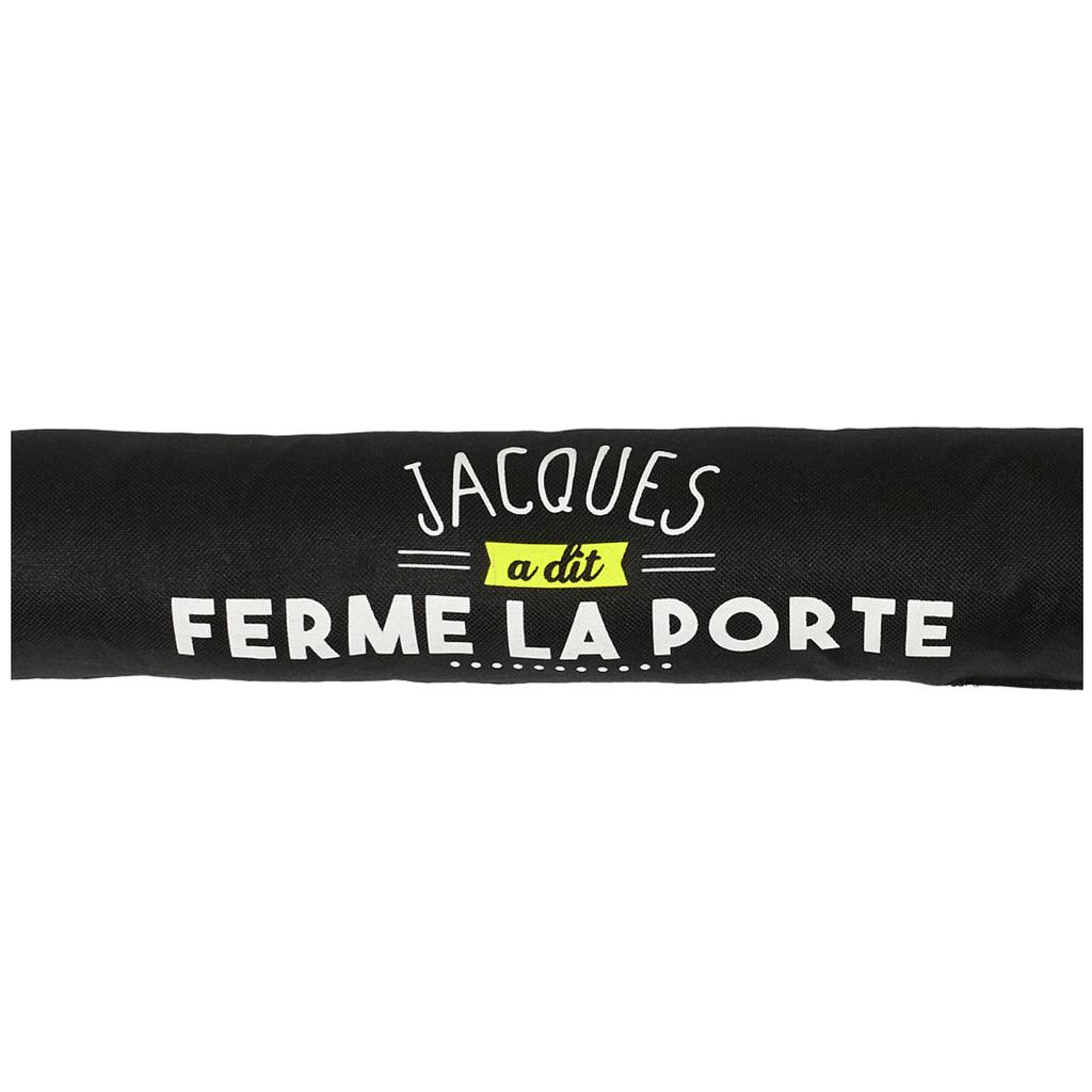 Les Trésors De Lily [A3472] - Türdichtung 'Jacques a dit' schwarz (Schließen Sie die Tür) - 80x7cm