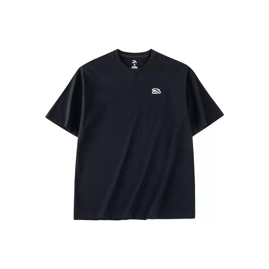 ANTA T Shirts Unisex Black Crew Neck Moderate Other 972328113-4