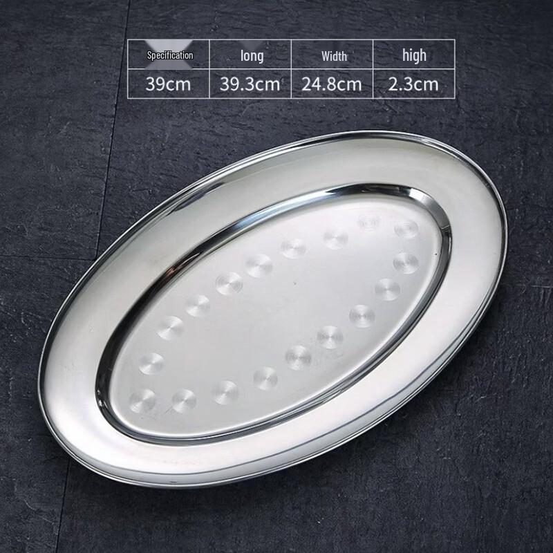 Рыбная тарелка RuHan из нержавеющей стали