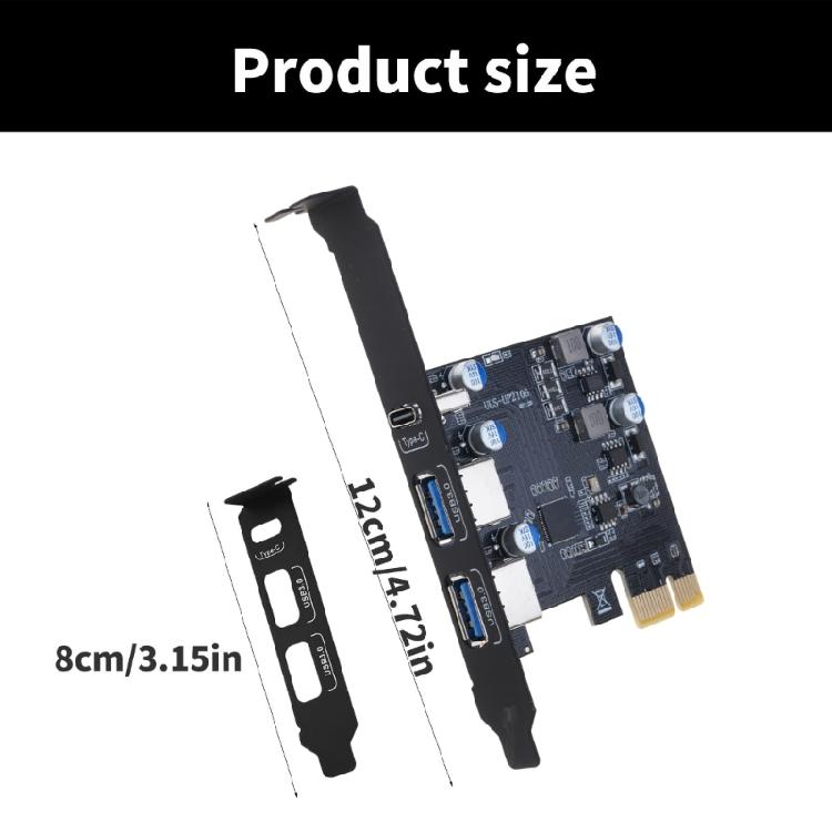 3 Port USB 3.0 PCIe Expansion Card, 18W Power Delivery Expands PC Connection Enhances Performances