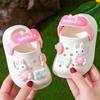 Girls' Sandals, Children's Summer Indoor Soft-Soled Anti-Slip Slippers for Infants and Toddlers, Cartoon Closed-Toe Hole Shoes for Boys.