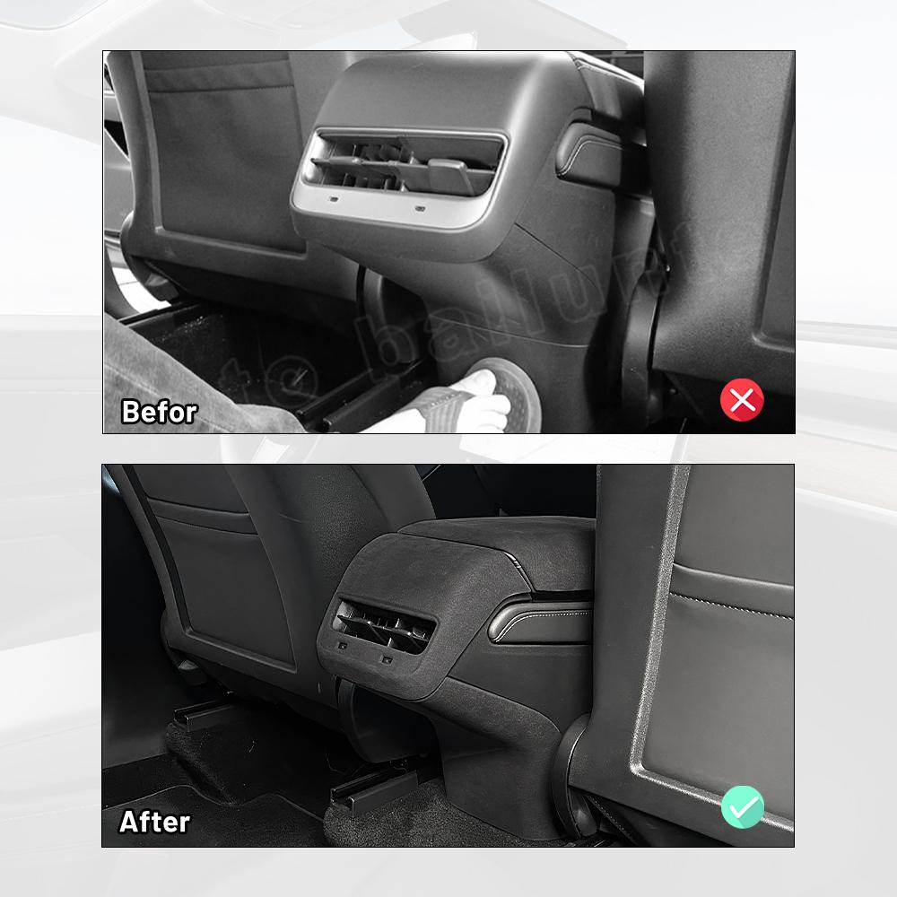 For Tesla Model 3 Rear Air Vent Outlet Anti-Dirty Cover Trim For Model Y -2023 Accessories Air Outlet Lower Decorative