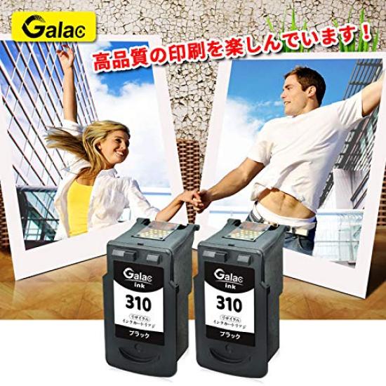 Canon Ink Cartridges with Compatible with PIXMA Printers BC-310 High-Yield (2 Cartridges) Indicator, (MP493, MP490, MP480, MP280, MP270, MX420, MX350,