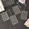 Colorful Snowflake Glitter Acrylic ID Card Holder Sleeve