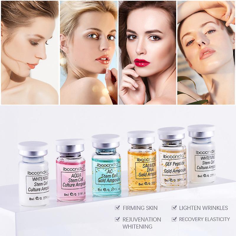 Hautpflege 12 Flaschen BB Glow Kit Ampulle Aufhellendes Serum Foundation