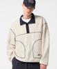 TRILLION Button Half-Neck Fleece Pullover_5Color