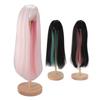 Long Straight Doll Wig Two Color  Doll Hair Wig High Temperature Fiber Doll Replacement Wig for 7