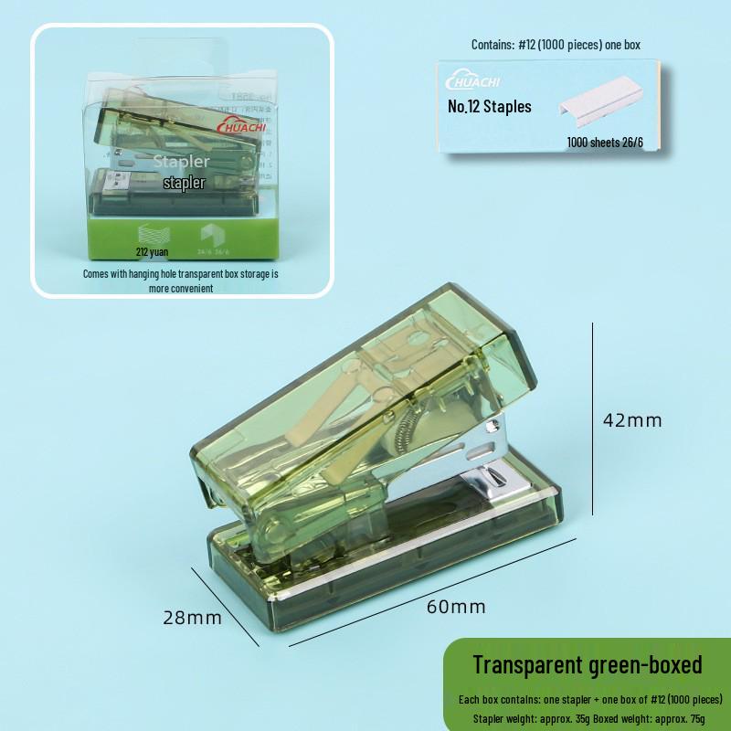 Mini Cartoon Stapler Set - Cute Student Multifunctional Stapler for Binding Exam Papers