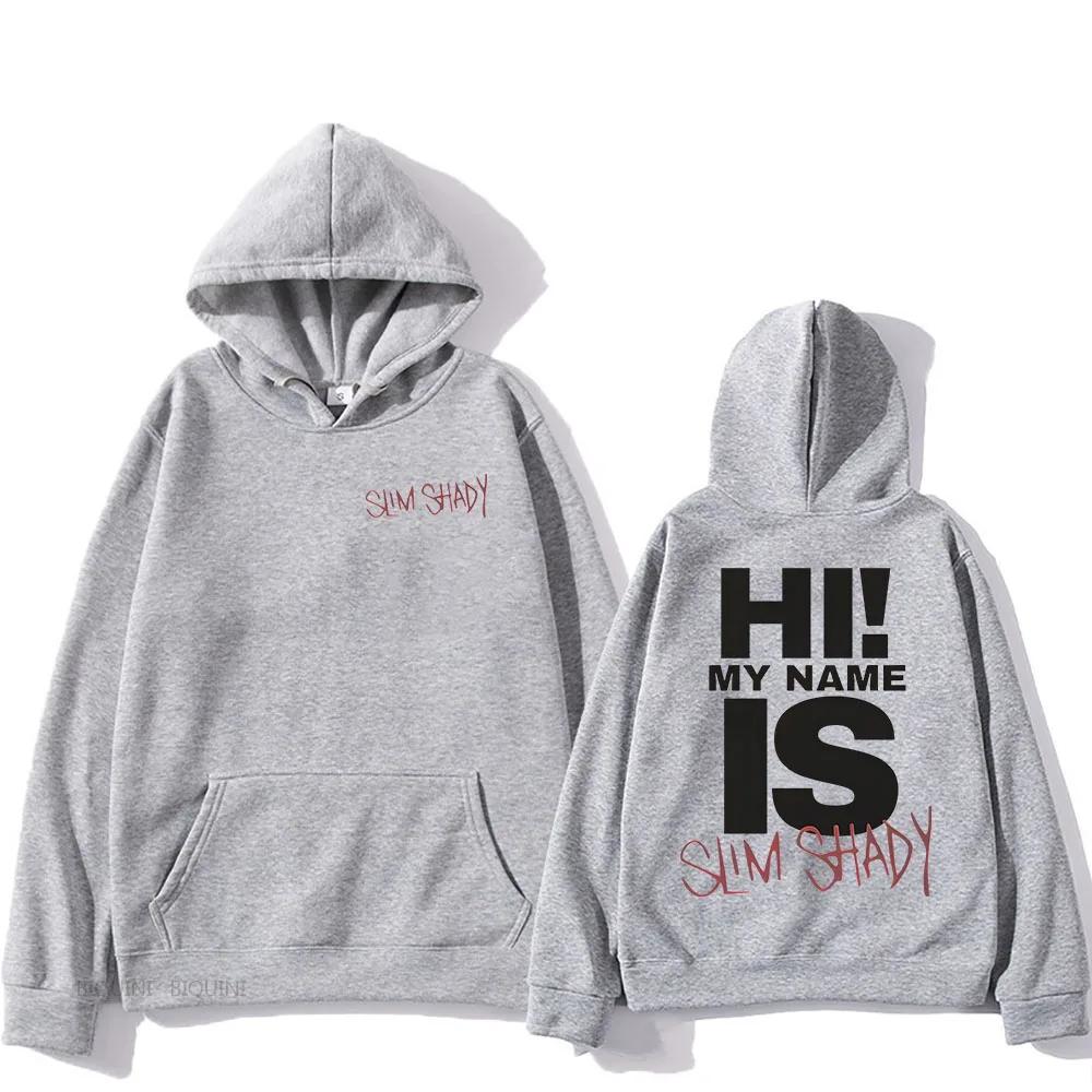 Eminem Slim Shady hooded sweatshirt hooded sweatshirt men's and women's long sleeved sweatshirt hooded wool unisex sweater