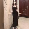 Royal Sister Spice Girl Sexy Hip-wrapped Suspender Skirt Female Summer New Slim Pear-shaped Super Body Sexy Dress