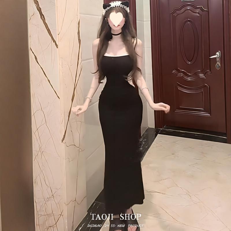Royal Sister Spice Girl Sexy Hip-wrapped Suspender Skirt Female Summer New Slim Pear-shaped Super Body Sexy Dress