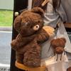 Can love bear plush party bag backpack doll schoolbag female birthday gift
