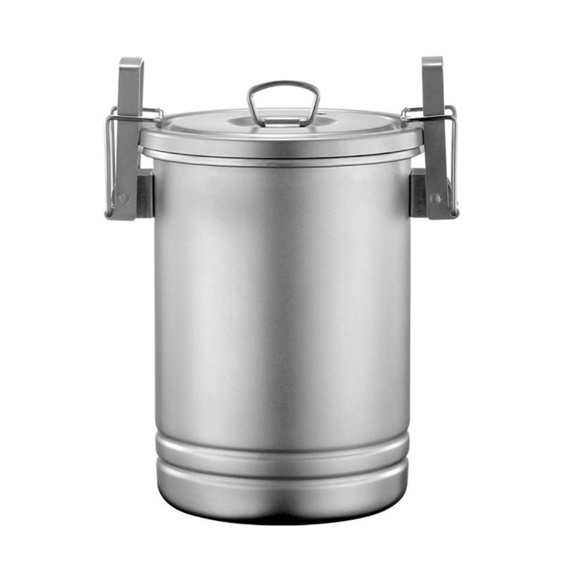 Stainless Steels Steaming Pots Camping Hiking Rice Cooker Rice Soup Cooking Outdoor Cookware Travel Cooking Accessory 1