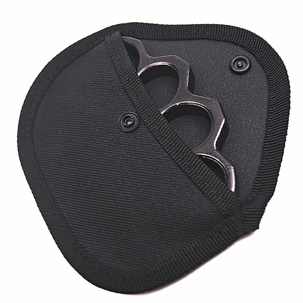 1Pcs Lining Fist Ring Finger Tiger Bag New Shockproof Only Bag Iron Four-finger Cloth Cover Unisex Soft Hanging Buckle Bag