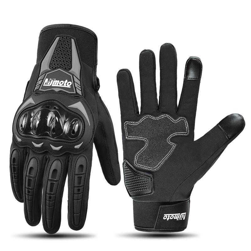 Motorcycle Gloves Men Women Windproof Long Cycling With Hard Shell Protection Off-Road Riding