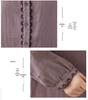 Women's Artistic Retro Embroidered Cotton Linen Shirt - Loose Casual Top for Spring 2026 Arrival