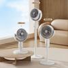 Pedestal Fan Powerful Air Circulator Quiet USB Standing Fan 38-82cm