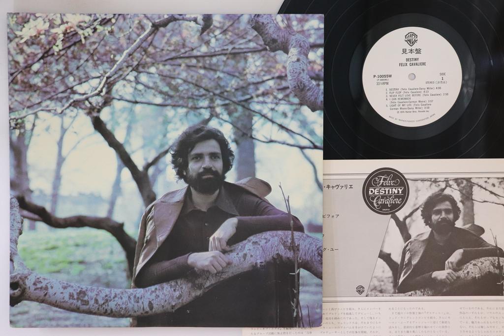 LP Record FELIX CAVALIERE - Destiny P10055WPROMO WARNER BROS 1975 Japan Rock Used