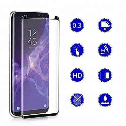 Film de protection - Toproduits® - Samsung Galaxy S9 - Verre trempé incurvé - Coque de protection - Noir