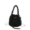 Cute Fresh Bubble Bag Fashionable New Style Pleated One Shoulder Crossbody Bag Personality Ins Bucket Women