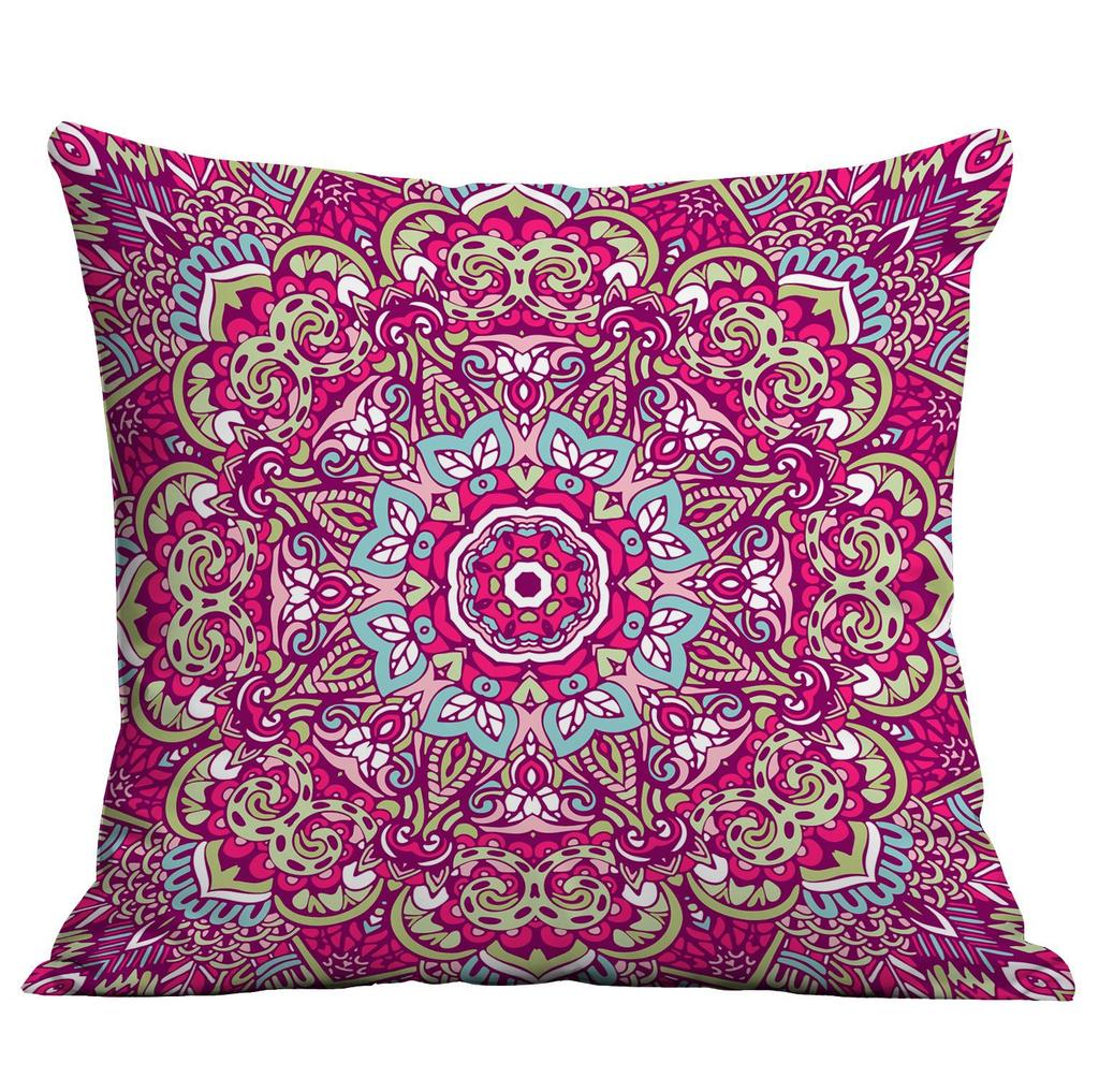 Ethnic Style Mandala Pillowcase New Style Painted Geometric Art Abstract Home Decoration Pillow Cushion Cover