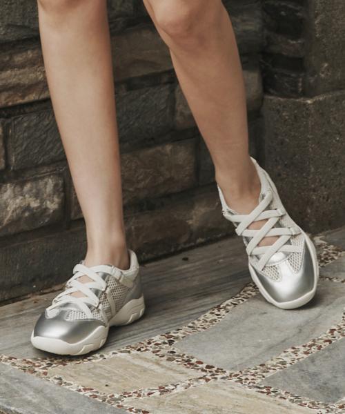 [Elizabeth Stuart] Mesh Balletcore Sneakers EBAL157352 [Shipped from Korea] 100% Authentic