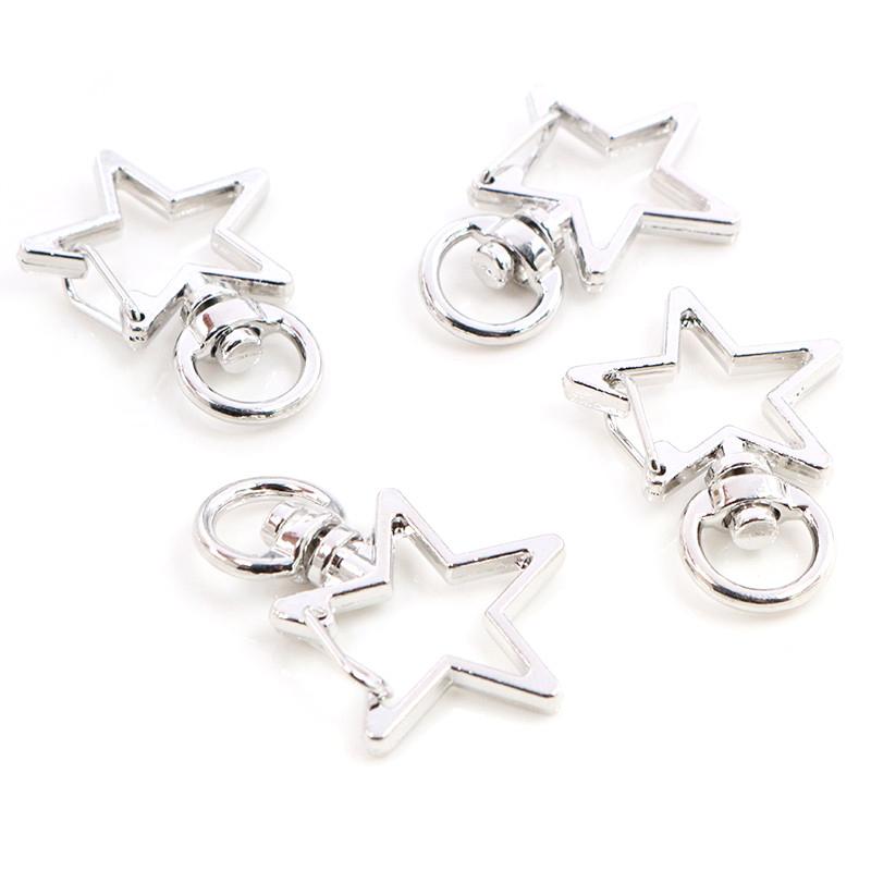 

10pcs/lot Snap Hook Trigger Clips Buckles For Keychain Lobster Lobster Clasp Hooks for Necklace Key Ring ClaspDIY Making