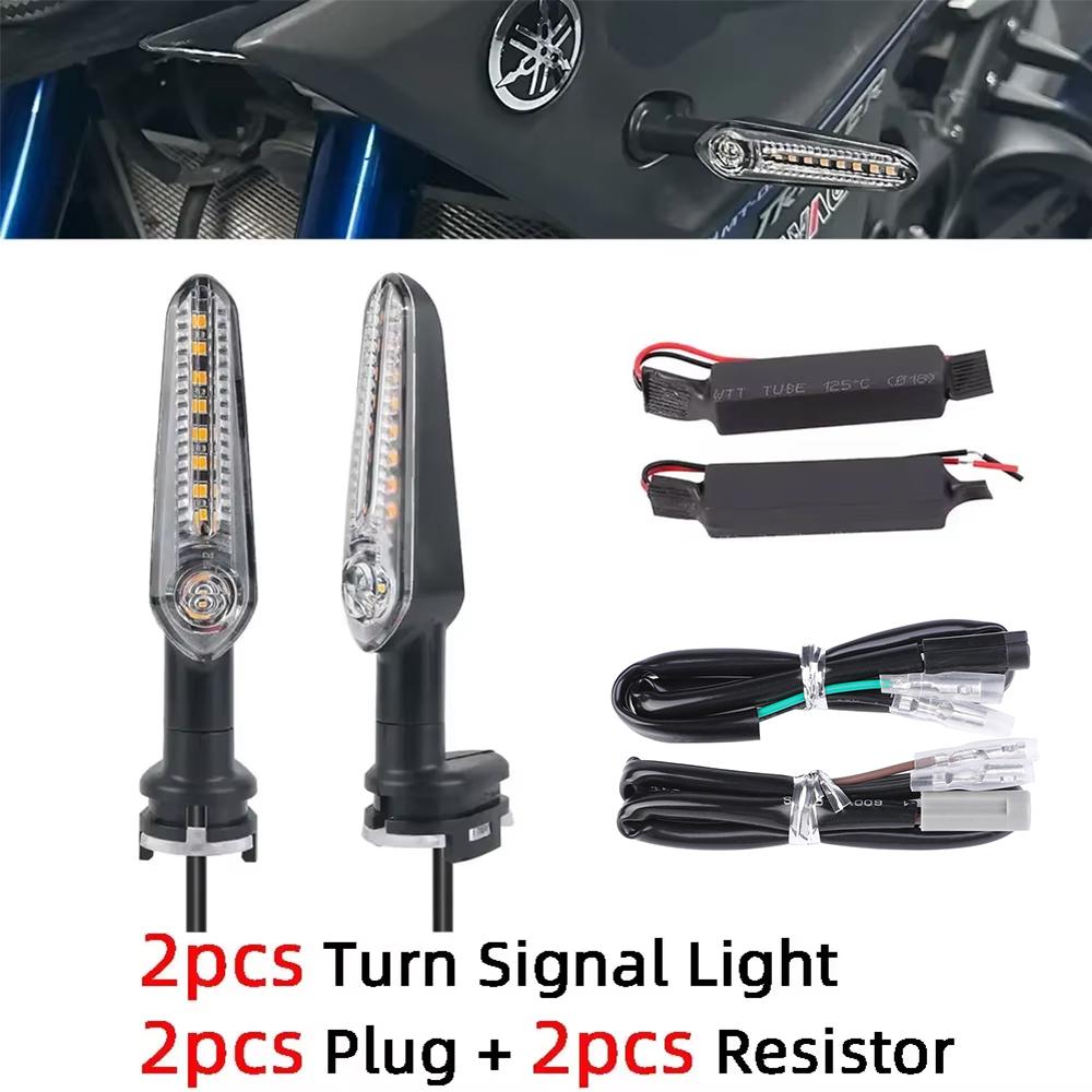LED Indicator Turn Signal Light For Yamaha Tracer 900 9GT 700/GT MT-03 MT-25 MT 07 09 YZF R25 R3 R6 R1 XJ6 FZ6 FZ1 Tenere 700