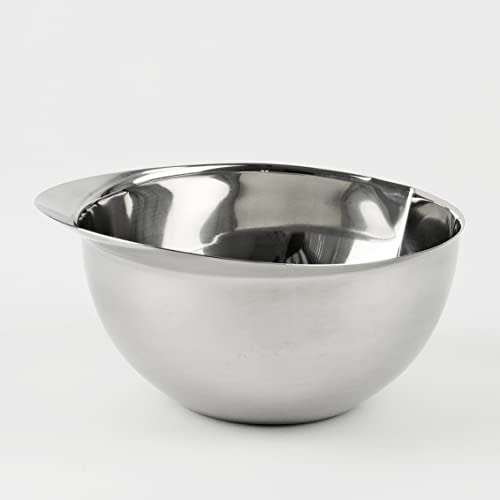 Pearl Metal At Aqua HB-4143 Rimmed Bowl, 12cm, Stainless Steel, Dishwasher Safe