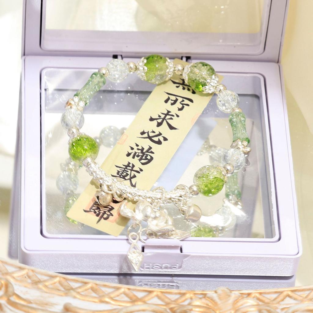 Original Design Dream Bell Bracelet Female Sweet Lotus Niche Versatile Premium Girlfriend Bracelet Direct Sales