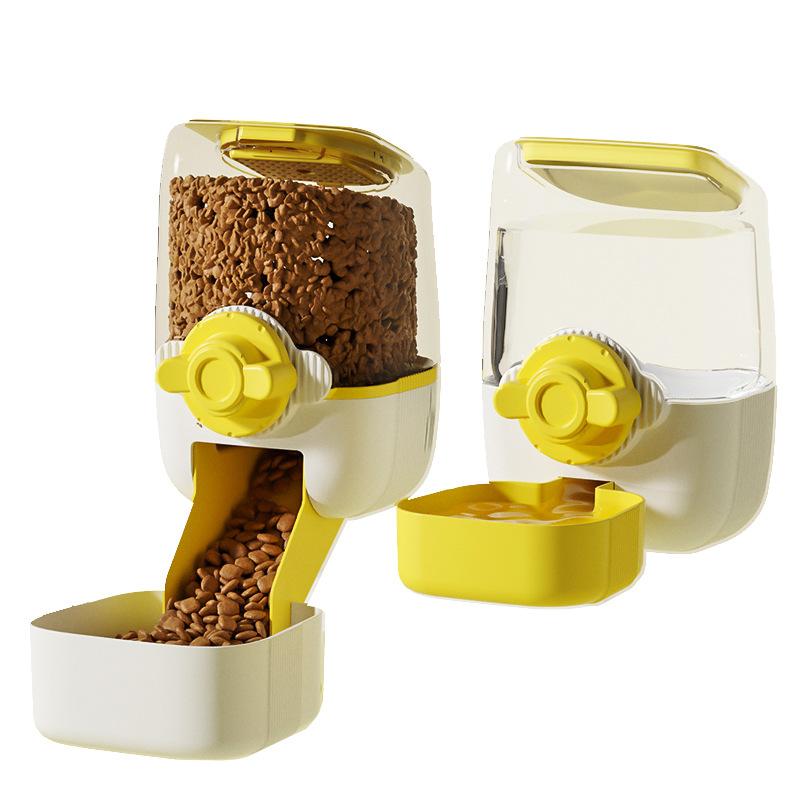 Dog Cage Hanging Water Bottle Pet Large Capacity Candy Color Hanging Cage Water Dispenser Dog Cat Automatic Feeder Accessories