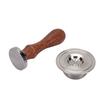Reusable Coffee Pod 230ml Refillable Stainless Steel Coffee Capsule with Coffee Tamper Spoon Brush