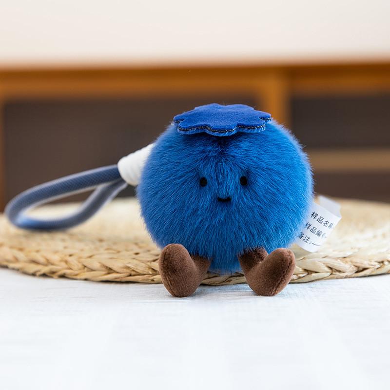 Cute Fruit Plush Keychain With Pp Cotton Filling For Kids Girls And Boys
