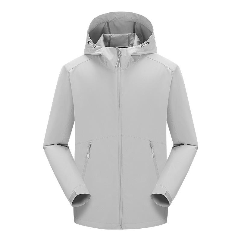 Lightweight single-layer jacket men's, outdoor travel windbreaker women's T waterproof film single punch couple breathable