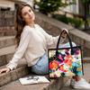 Abstract Watercolor Art Tote Bag Fashion Daily Shoulder Handbag For Women Casual Lightweight Shopping Bag