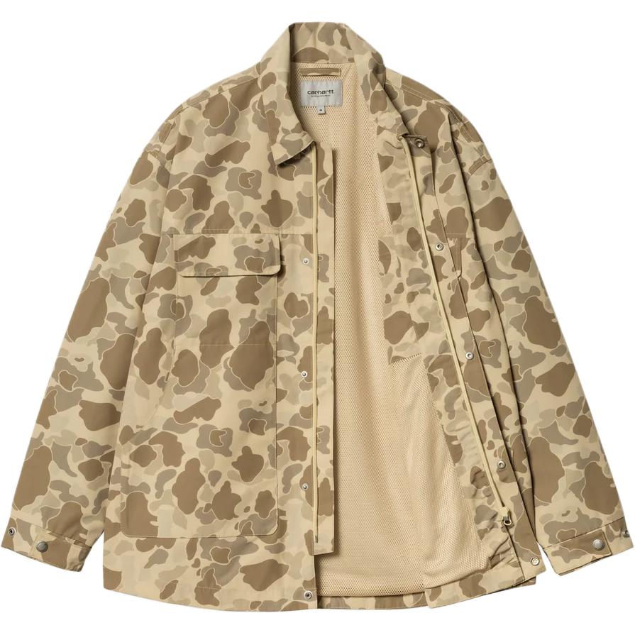 Carhartt WIP Jachetă Liam Camuflaj Pătrat Desert Duck Buzunar pe Piept Mânecă Lungă Jachetă Bărbați I034564-2R4-XX