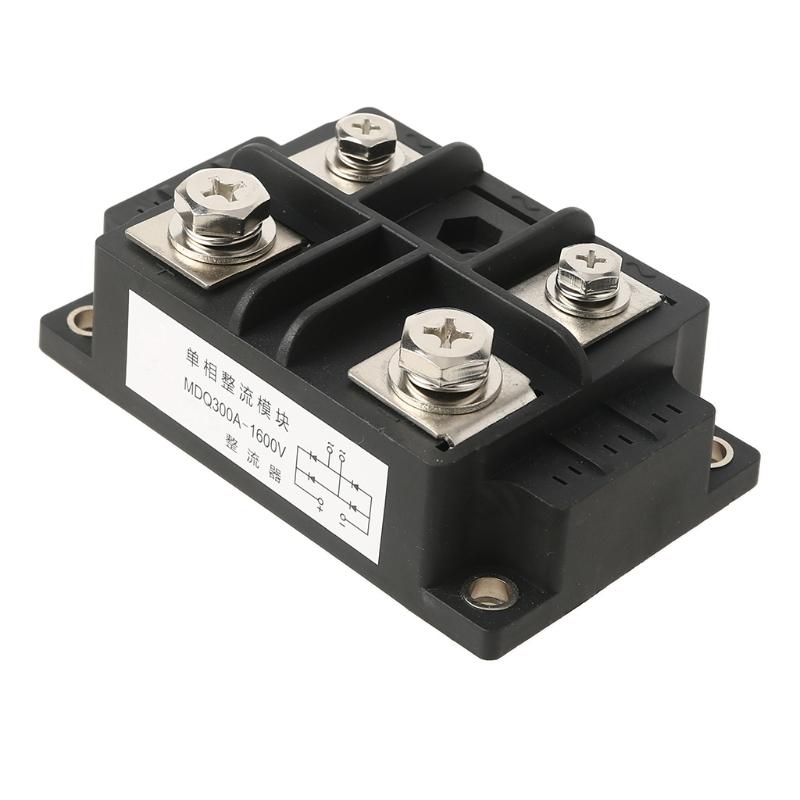MDQ 4-terminal Black Single Phase Charger Diode Bridge Rectifier 300A High Power 1600V Bridge Rectifier Module Board