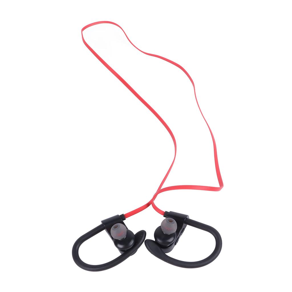 Bluetooth 5.0 Sports Headphones Multifunction Noise Cancelling HiFi Stereo Sound Wireless Running Headphones Red