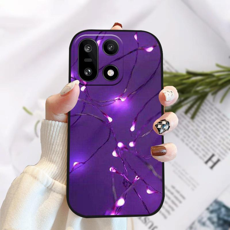 For OnePlus 15 1 + 15 Case Stylish Camera Protect Cover Soft Silicone TPU Fundas For One Plus 15 OnePlus15 PLK110 Phone Bumper