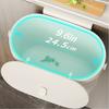 Wall-Mounted Trash Can with Lid Anti-Odor Insect-Proof Sealed Design No Drilling Large Opening Kitchen Garbage Bin