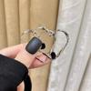Punk Fashion Irregular Heart Silver Color Earrings for Women Simple Metal Hollow Love Heart Drop Earring Jewelry Friendship Gift