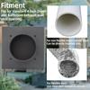 4 Inch (about 10.2 Cm) Dryer Ventilation Cover External Dryer Wall Ventilation Cover for Room Duct Fan