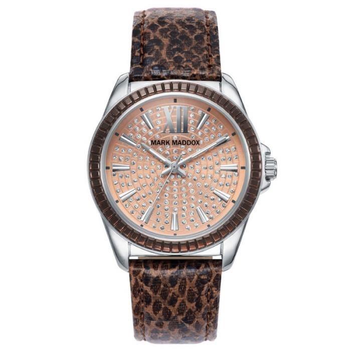 Montre - Mark Maddox - MC6007-93 - Quartz - Analogique - Cuir Rose