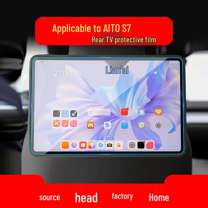 Zhijie S7 Navigation Tempered Film for 26 Models - R7 Car Console Display Protector