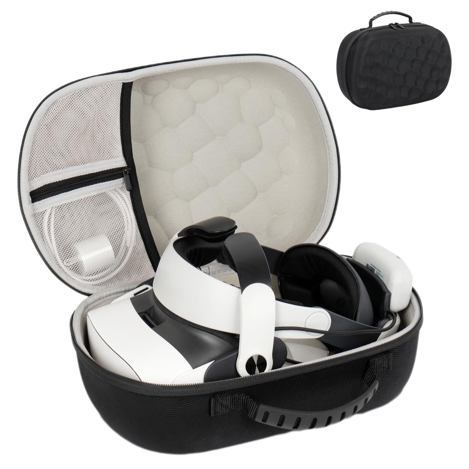 

Growalleter Storage Bag Shockproof and Waterproof Case for Safely Carry Your VR Experience with this Portable Hard Case Q3S/Q3 Case, Q3S/3 Accessory,