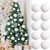 4/8CM Weiße Schaumstoff Weihnachtskugeln Weihnachtsbaum Schneeball DIY Wiederverwendbar Festival zur Feier Zuhause Restaurant Veranda Dekoration