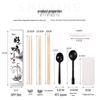 Thickened Blue & White Porcelain Disposable Chopsticks Set
