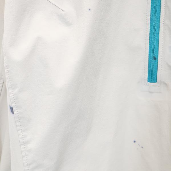 ARC'TERYX Nylon Blend Logo Half Zip Outdoor Jacket M Gray Pullover Hood Women Used