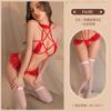Purple sexy lingerie one-piece teasing pure desire seduction female passion lace hanging neck tight three-point style