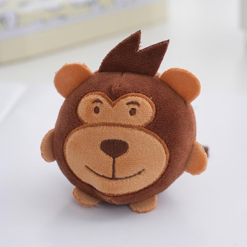 

Adorable Plush Animal Head Accessory Cute Stuffed Lion Head For Student Bags Monkey